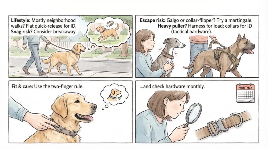 Which Dog Collar Should You Use? A Clear Guide 2 Lifestyle Mostly neighborhood walks