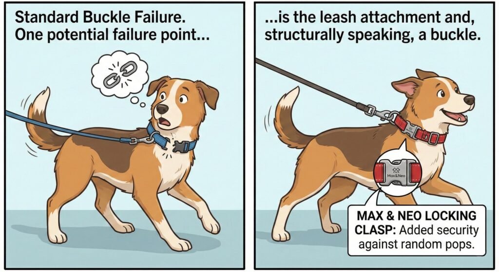 6 Best Dark Red Dog Collars Buyer’s Guide: Strong, Visible, Durable 2 One potential failure point is the leash attachment