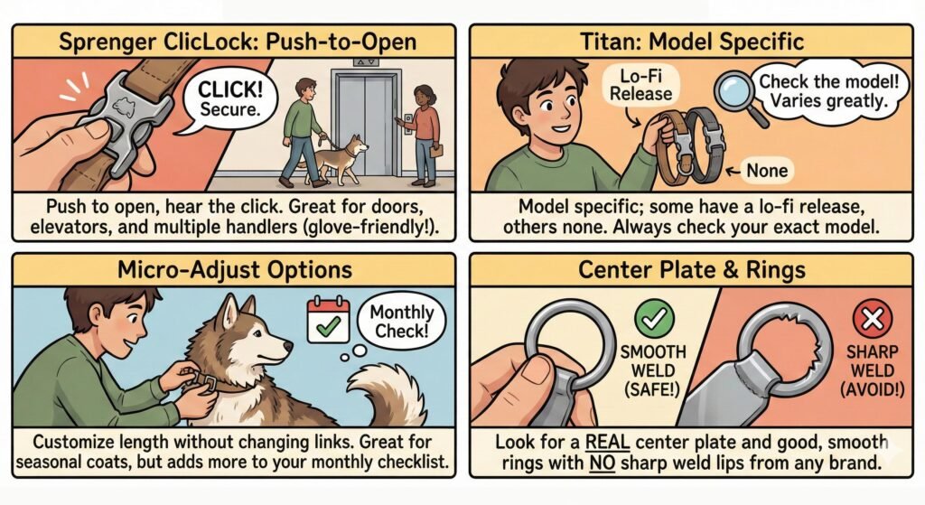 Titan vs Herm Sprenger: Which Prong Collar is the King? 2 Quick-Release Centers