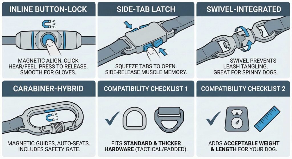 Magnetic Leash Connectors: The Easiest Way to Clip On 2 The Varieties of Magnetic Systems Choose Your Style