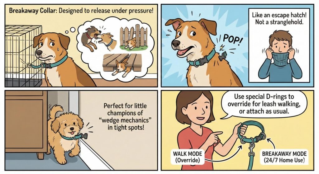 Best Breakaway Dog Collars for Small Dogs Brocia's Buyer guide 1 What a Breakaway Dog Collar Does and Why Its Great for Small Dogs copy