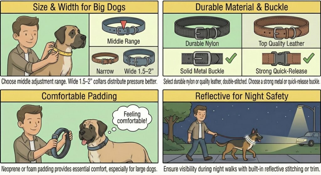 Adjustable Dog Collars for Large Dogs: Why Fit Matters & Best Picks 2 What to Look For