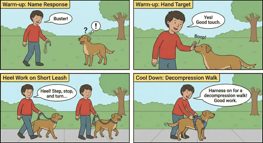 Slip Lead vs Harness: When to Use Which 7 arm-up name response, hand target