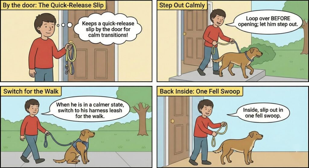 Slip Lead vs Harness: When to Use Which 6 he kept a quick-release slip by the door