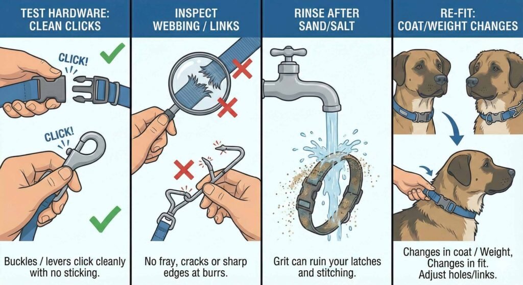 Prong vs Flat Buckle Collars: What to Use and When? 3 Common Mistakes Easy Fixes