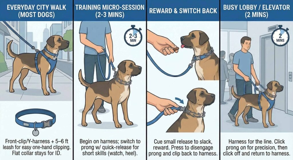 Prong vs Flat Buckle Collars: What to Use and When? 2 dog collar Fit Placement Non Negotiable